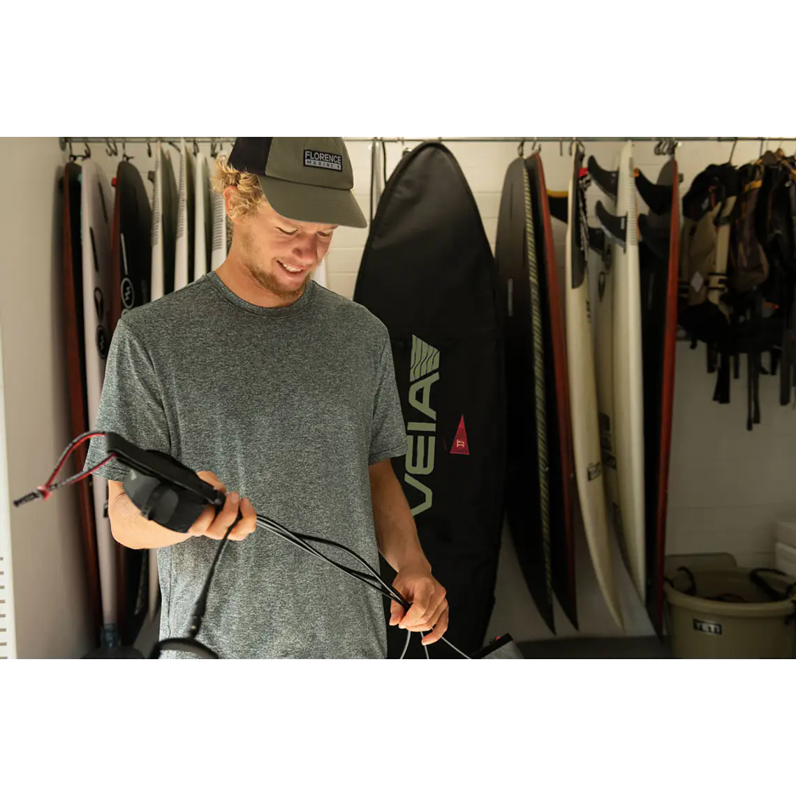 Leash Veia JJF Pro 6' 7MM 2