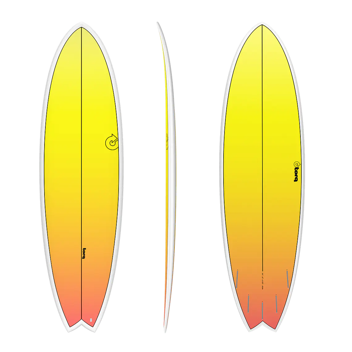 Prancha Torq ModFish 6.6 Tet Yellow Oran 1