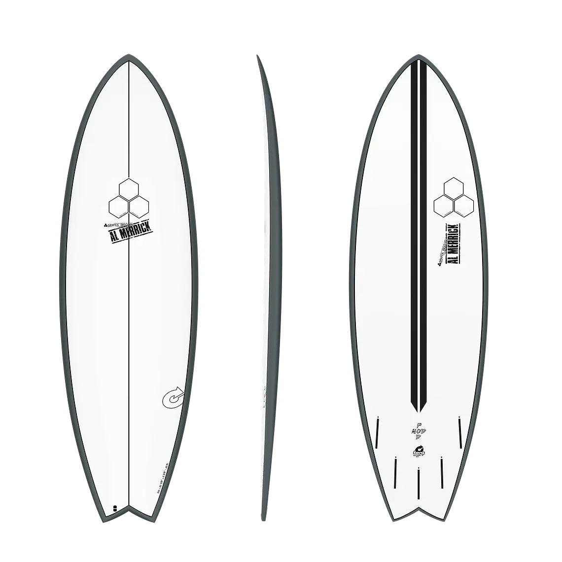 Prancha Torq PodMod 6.2 Xlite Graphite Rail 1