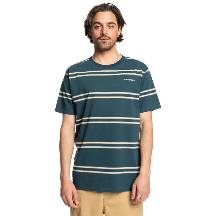 T-Shirt DC Mens Portside Stripe Ss 1