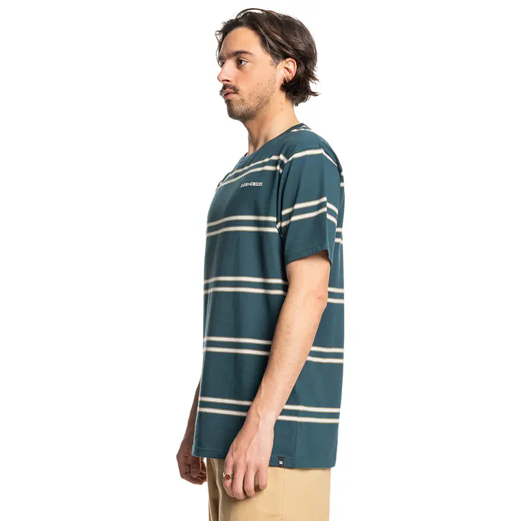 T-Shirt DC Mens Portside Stripe Ss 2