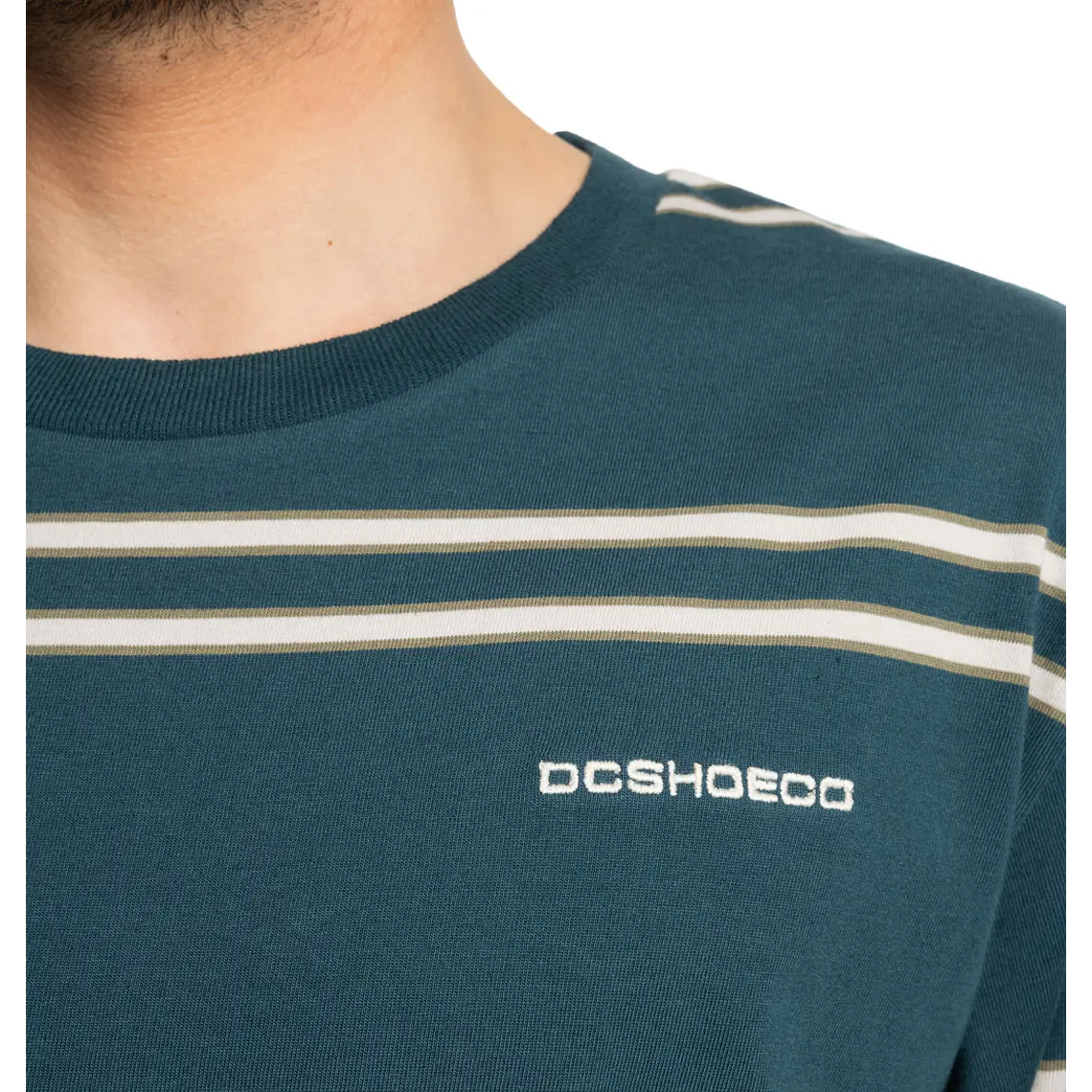 T-Shirt DC Mens Portside Stripe Ss 3