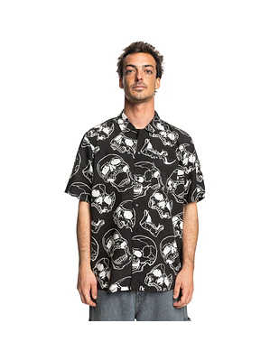 Camisa DC Mens Fracture Ss Button Up