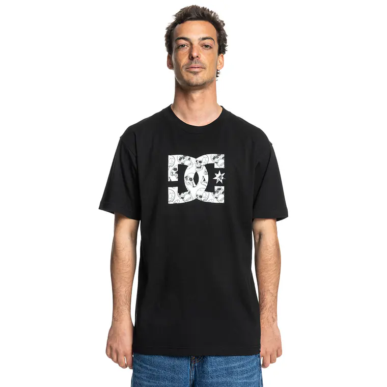 T-Shirt DC Mens Dc Star Skully Lhss 1