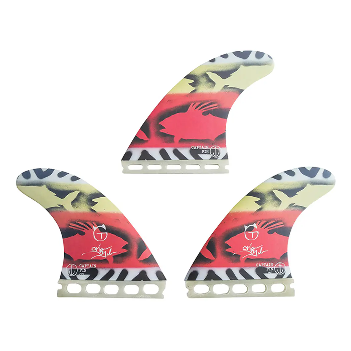 Captain Fins Single Tab Tanner Gudaukas Lava Flow 1