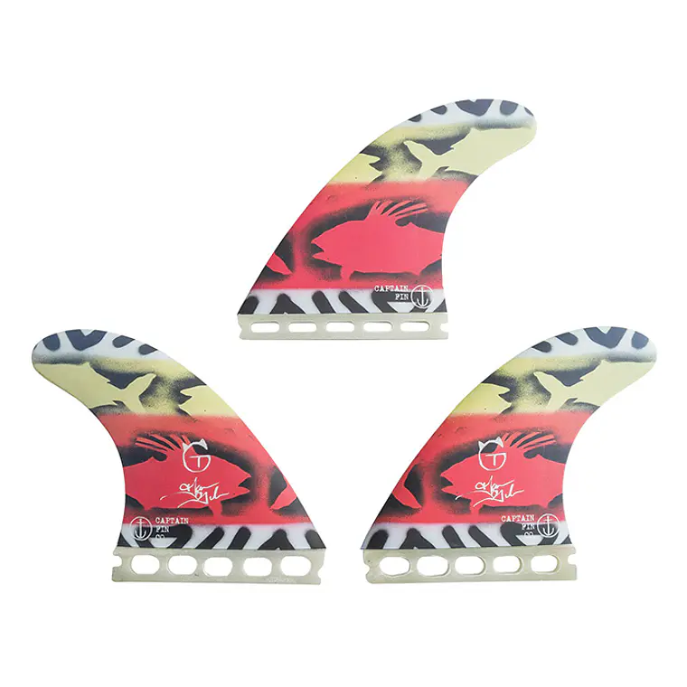 Captain Fins Single Tab Tanner Gudaukas Lava Flow 1