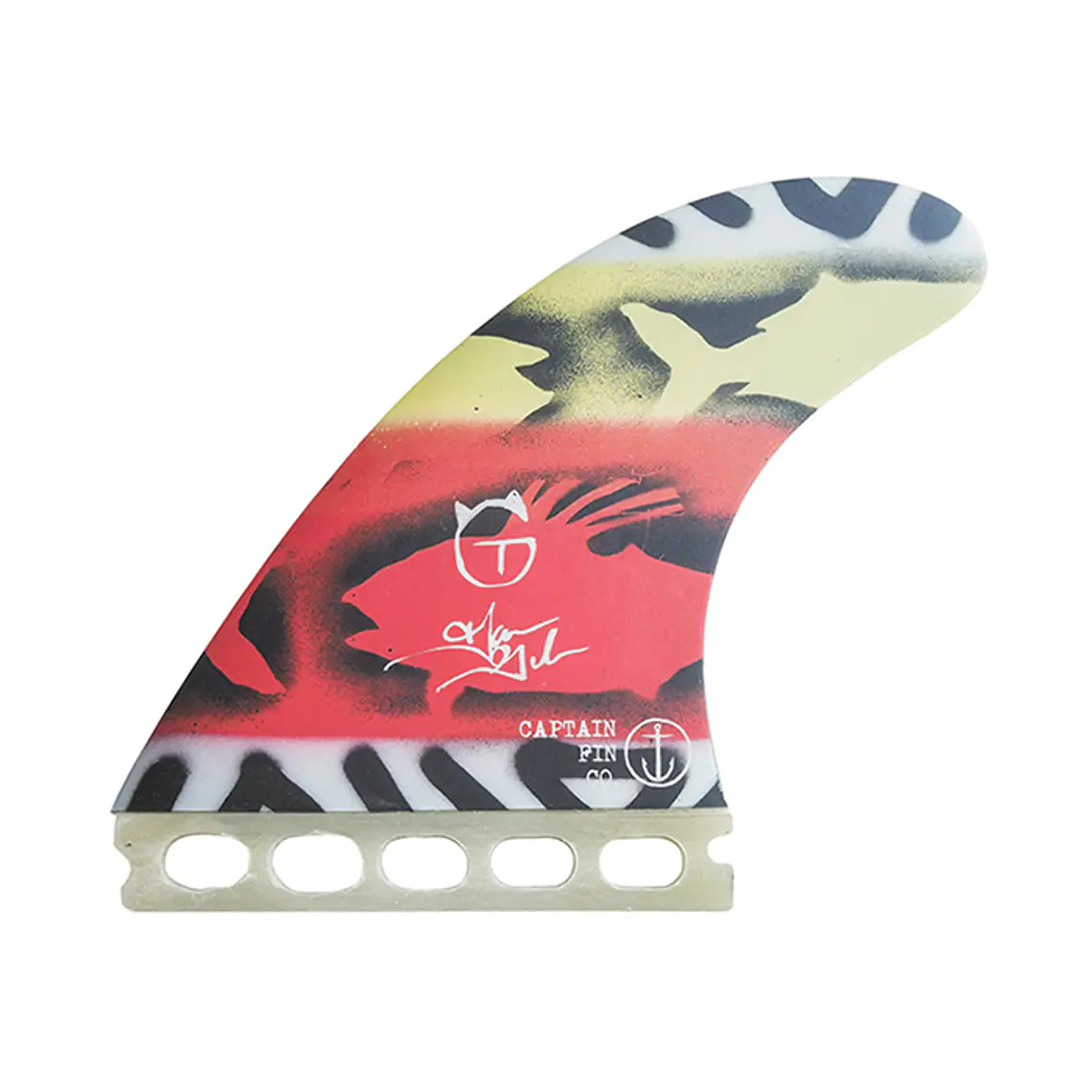 Captain Fins Single Tab Tanner Gudaukas Lava Flow 2