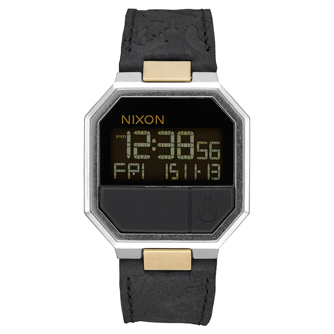 Nixon Re-Run Leather Watch 1