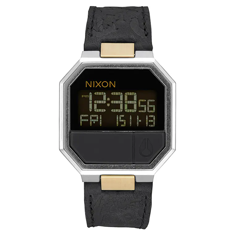 Nixon Re-Run Leather Watch 1