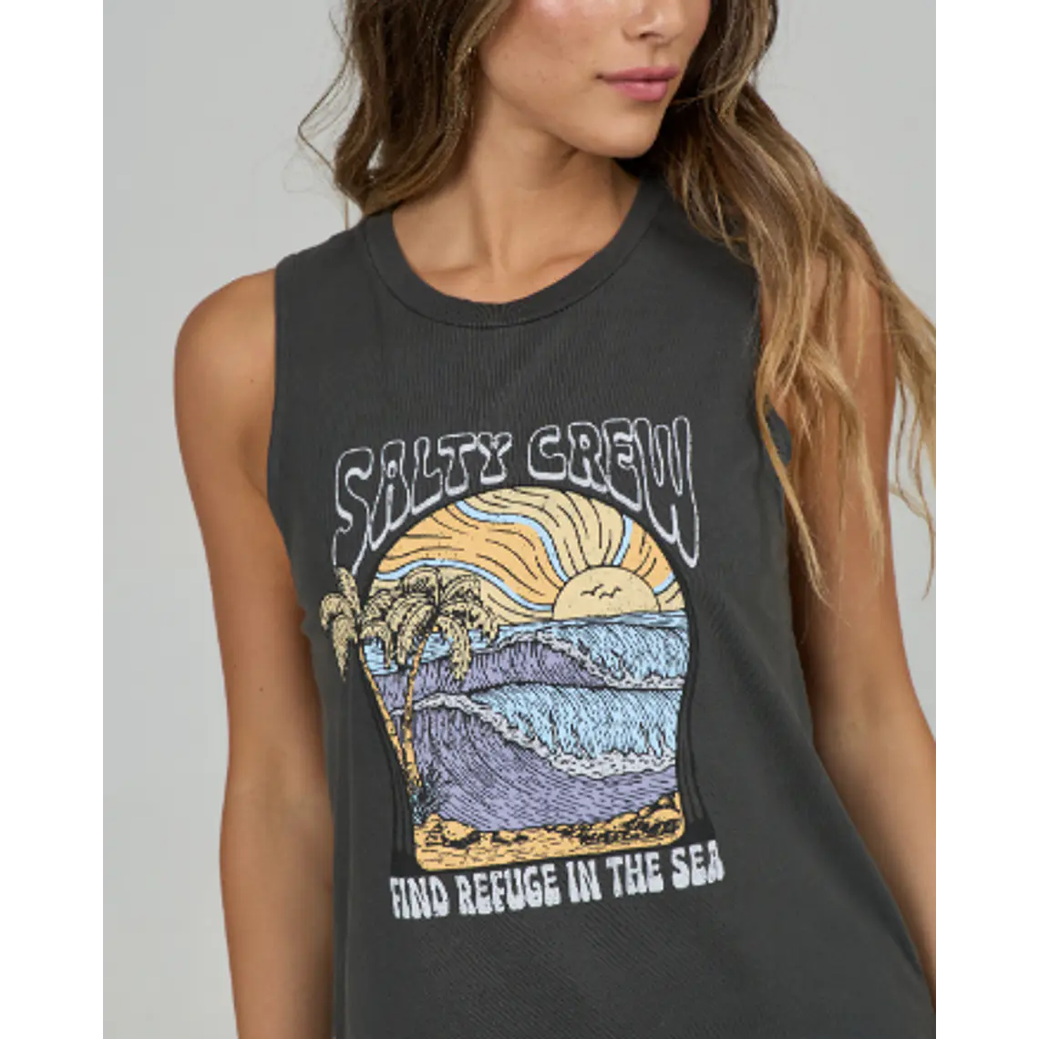 T-Shirt Alças Salty Crew Keyhole Muscle 1