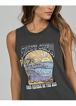 T-Shirt Alças Salty Crew Keyhole Muscle