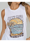 T-Shirt Alças Salty Crew Keyhole Muscle