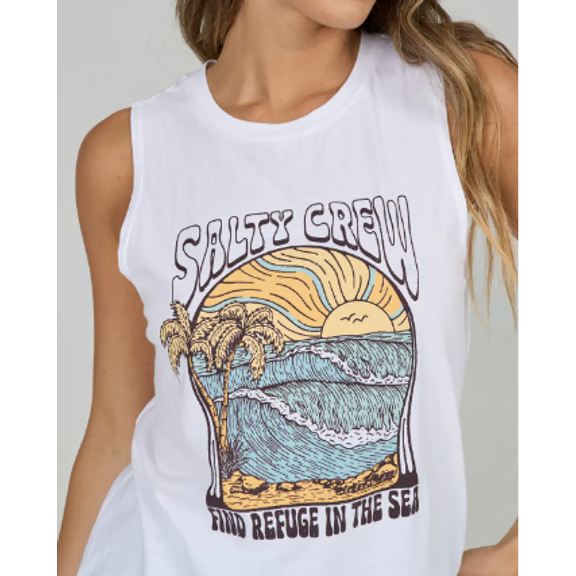 T-Shirt Alças Salty Crew Keyhole Muscle 1