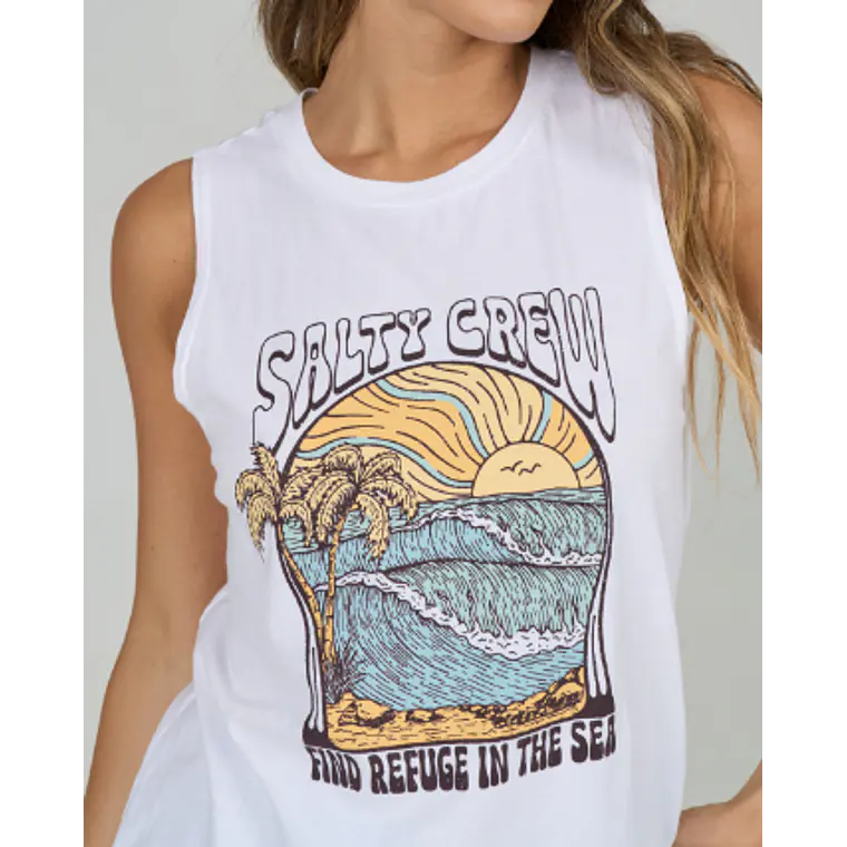 T-Shirt Alças Salty Crew Keyhole Muscle 1