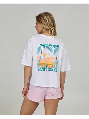 T-Shirt Salty Crew Travel Far Skimmer