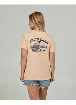 T-Shirt Salty Crew Happy Hour BF Tee