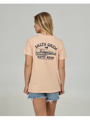 T-Shirt Salty Crew Happy Hour BF Tee