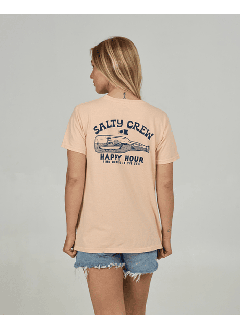 T-Shirt Salty Crew Happy Hour BF Tee