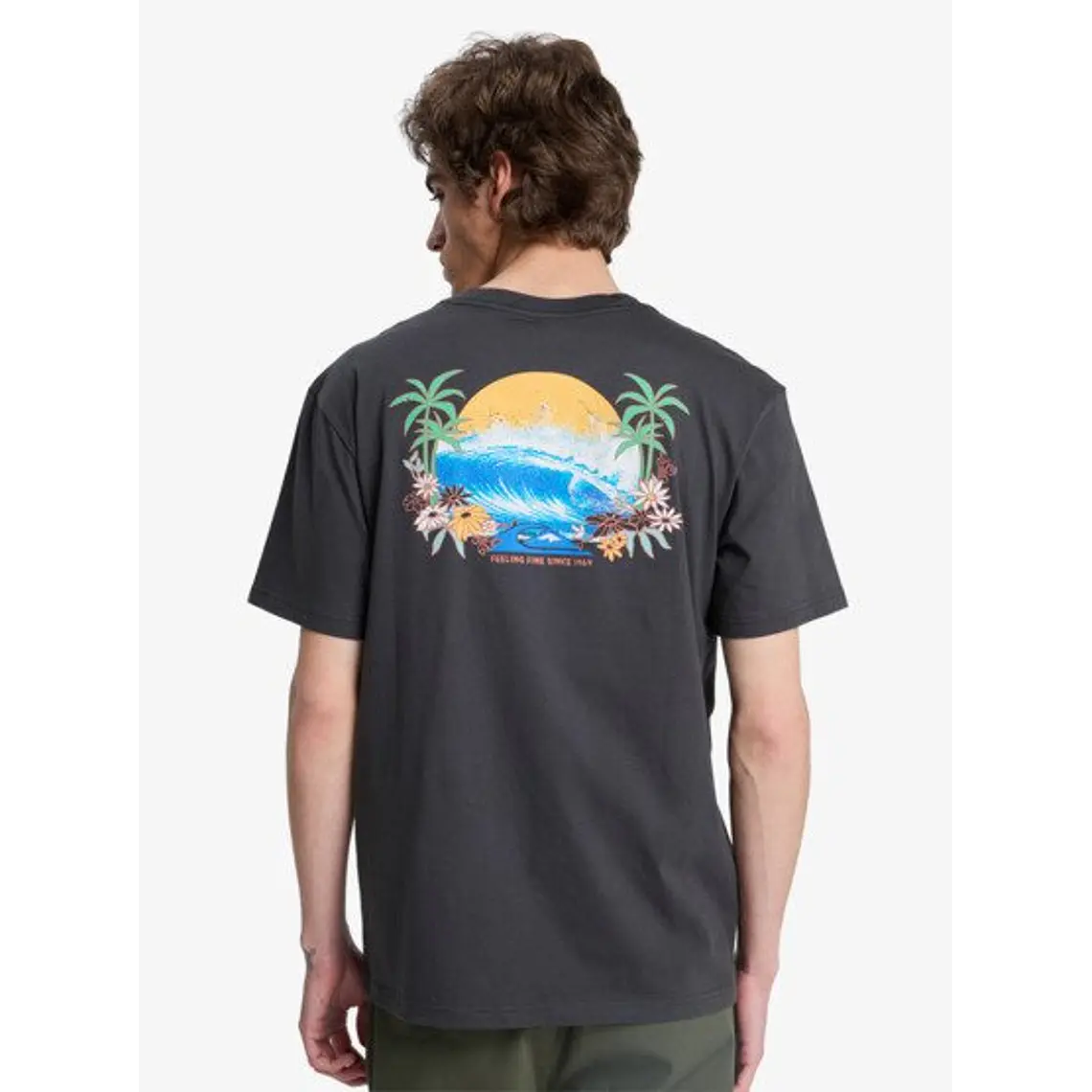 T-Shirt Quiksilver Ev Barrel Parad 1