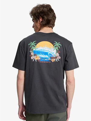 T-Shirt Quiksilver Ev Barrel Parad