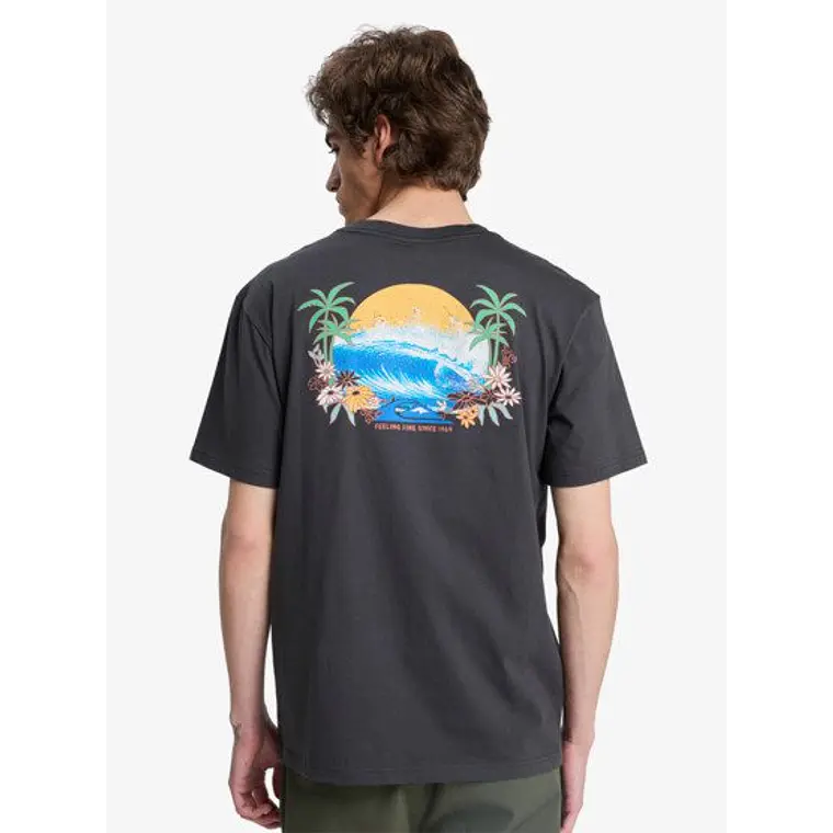 T-Shirt Quiksilver Ev Barrel Parad 1