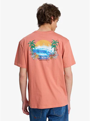 T-Shirt Quiksilver Ev Barrel Parad