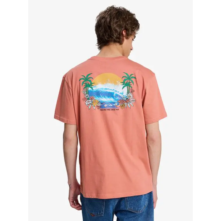 T-Shirt Quiksilver Ev Barrel Parad 1