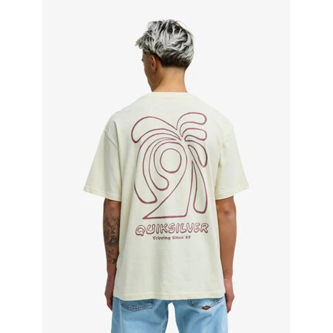 T-Shirt Quiksilver Curve Palm 1