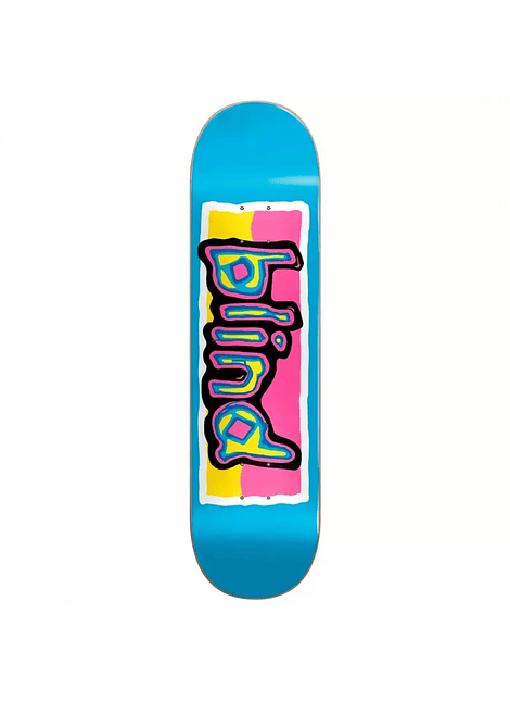 Tábua Blind Colored Logo Blue - 8.25"