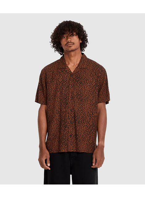 Camisa Volcom Utopias Print Ss