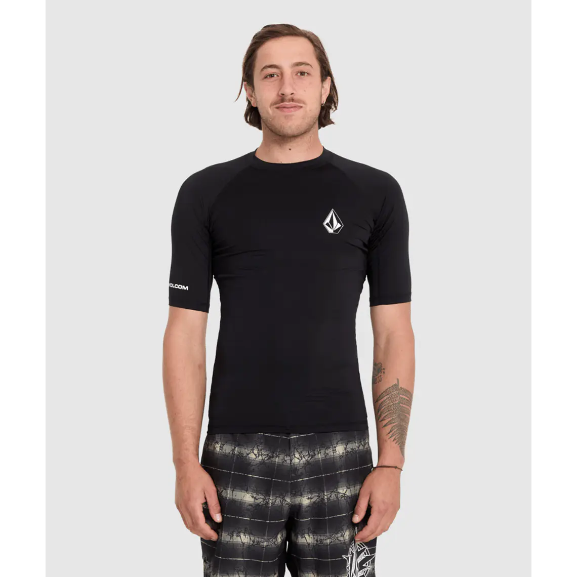 Licra Volcom Lido Solid Ss 1