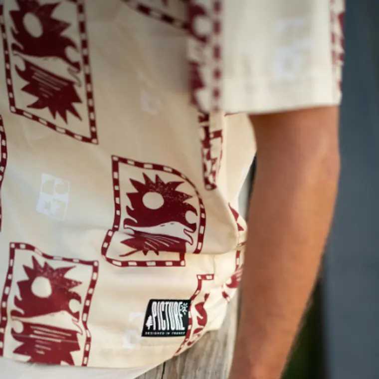 Camisa Mens Picture Mareeba Printed Shirt 3