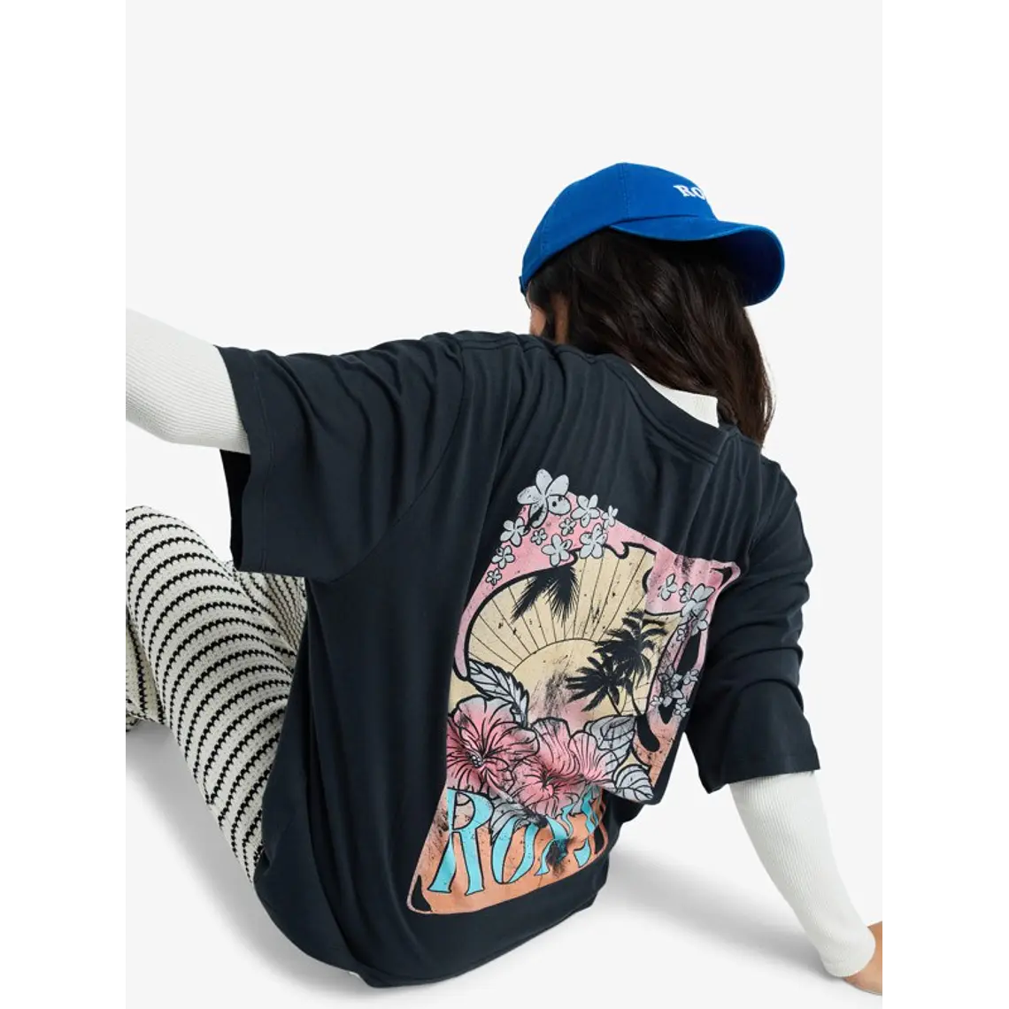 T-Shirt Roxy Talloversize Washed 2
