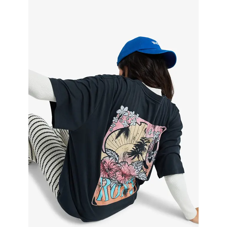 T-Shirt Roxy Talloversize Washed 2
