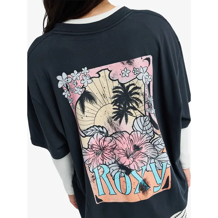 T-Shirt Roxy Talloversize Washed 3