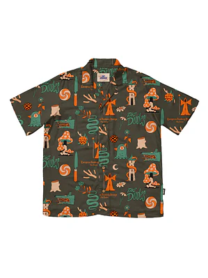 Camisa The Dudes European Fantasy Brown Hawaiian