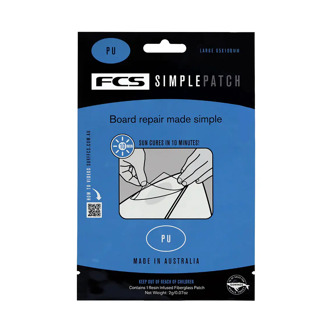 Kitrepair Fcs Simple Patch Repair Patch Regular - Pu 1
