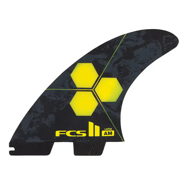 Quilha Fcs Ii Am Pc Large Yellow Tri 1