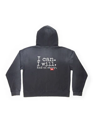 Sweat Hood Funbox I Can I Will White/Red