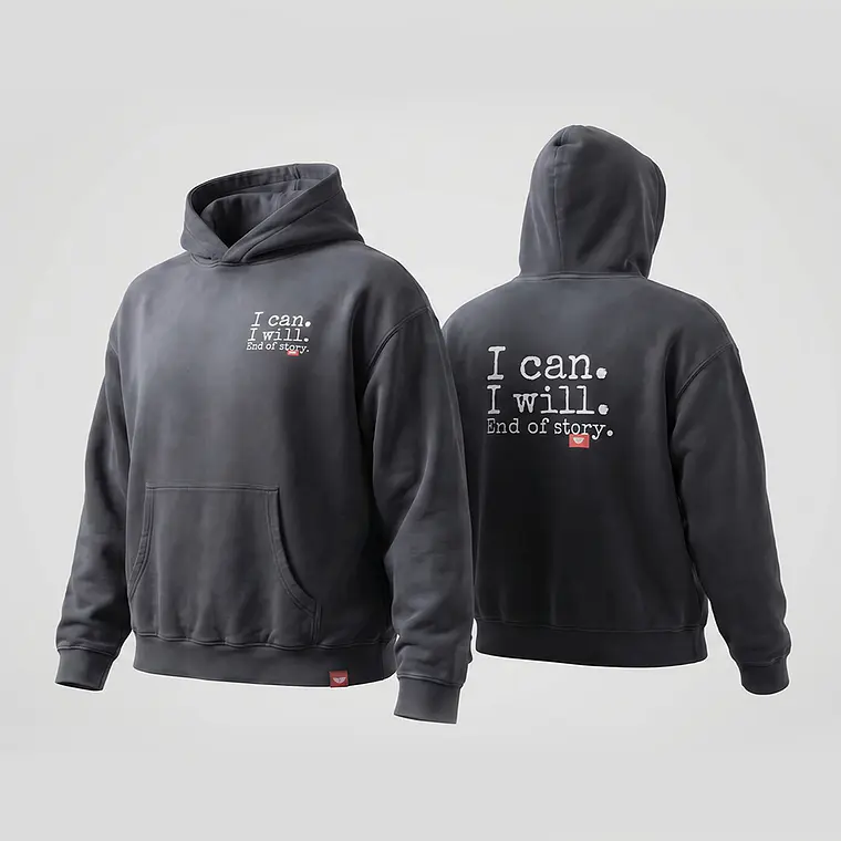 Sweat Hood Funbox I Can I Will White/Red 4