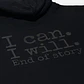 Sweat Hood Funbox I Can I Will Black 540 - thumbnail 3
