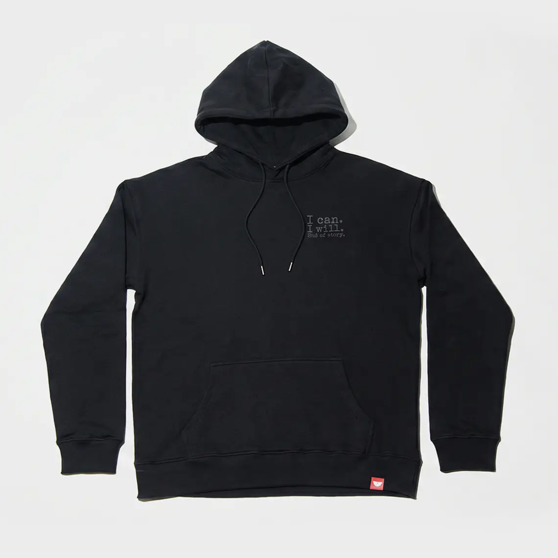 Sweat Hood Funbox I Can I Will Black 540 2