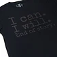 T-Shirt Funbox I Can I Will Black - thumbnail 3