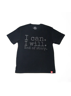 T-Shirt Funbox I Can I Will Black
