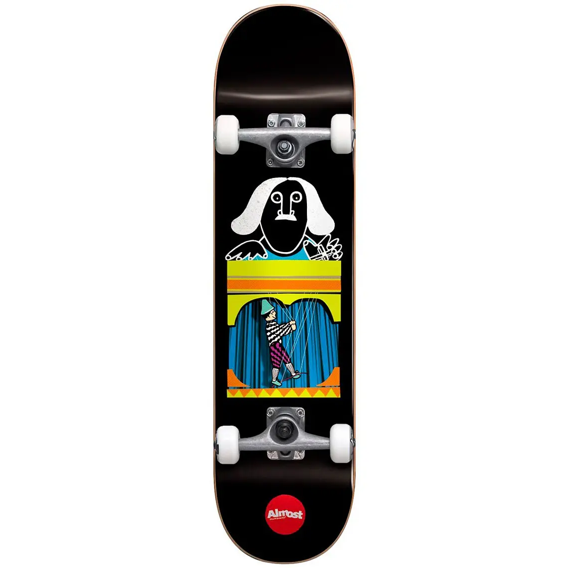 Skate Almost Puppet Master Black - 8.125