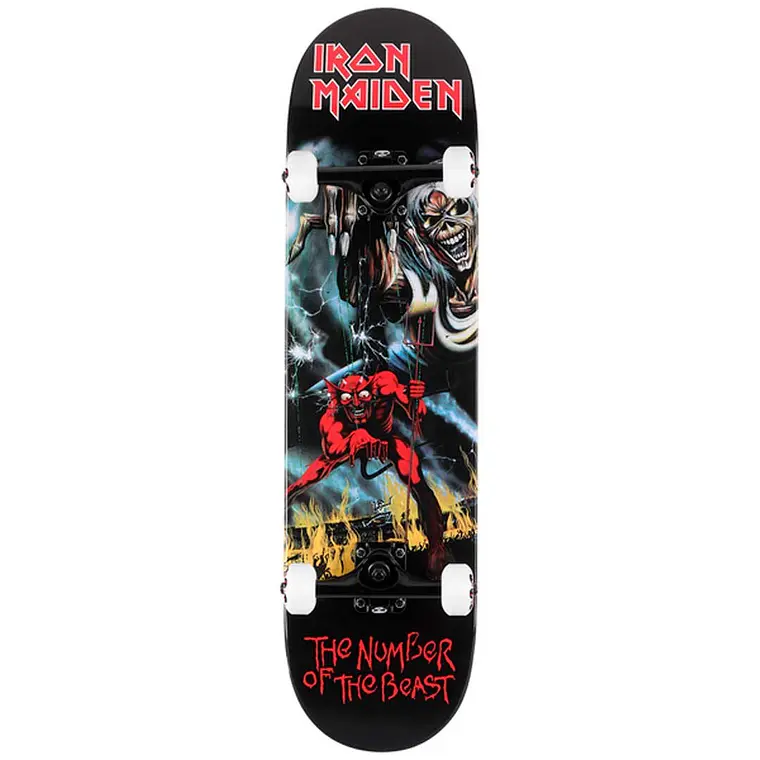 Skate Zero x Iron Maiden N.The Beast - 8.0'' 1