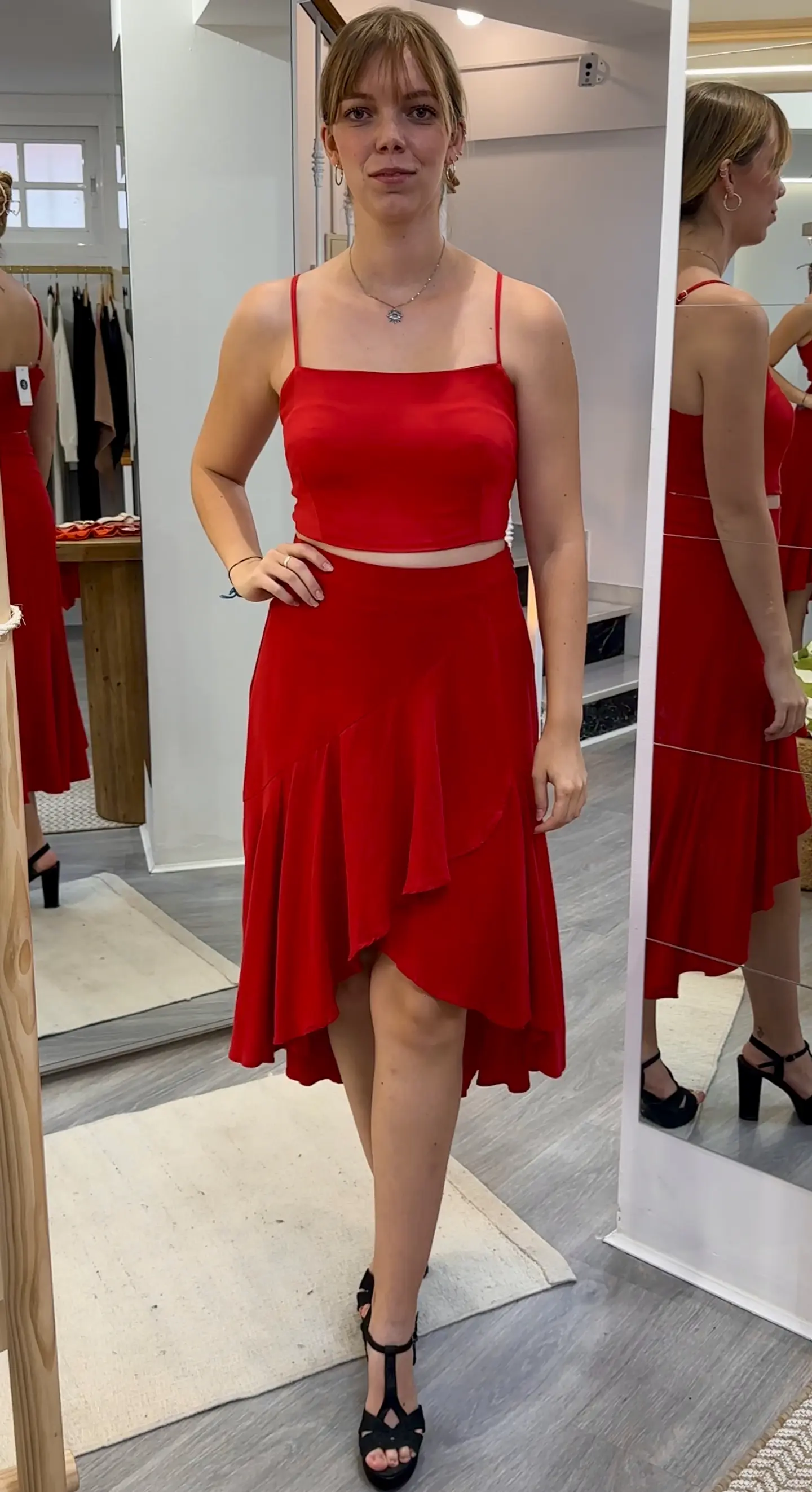 Conjunto Top Y Falda  1