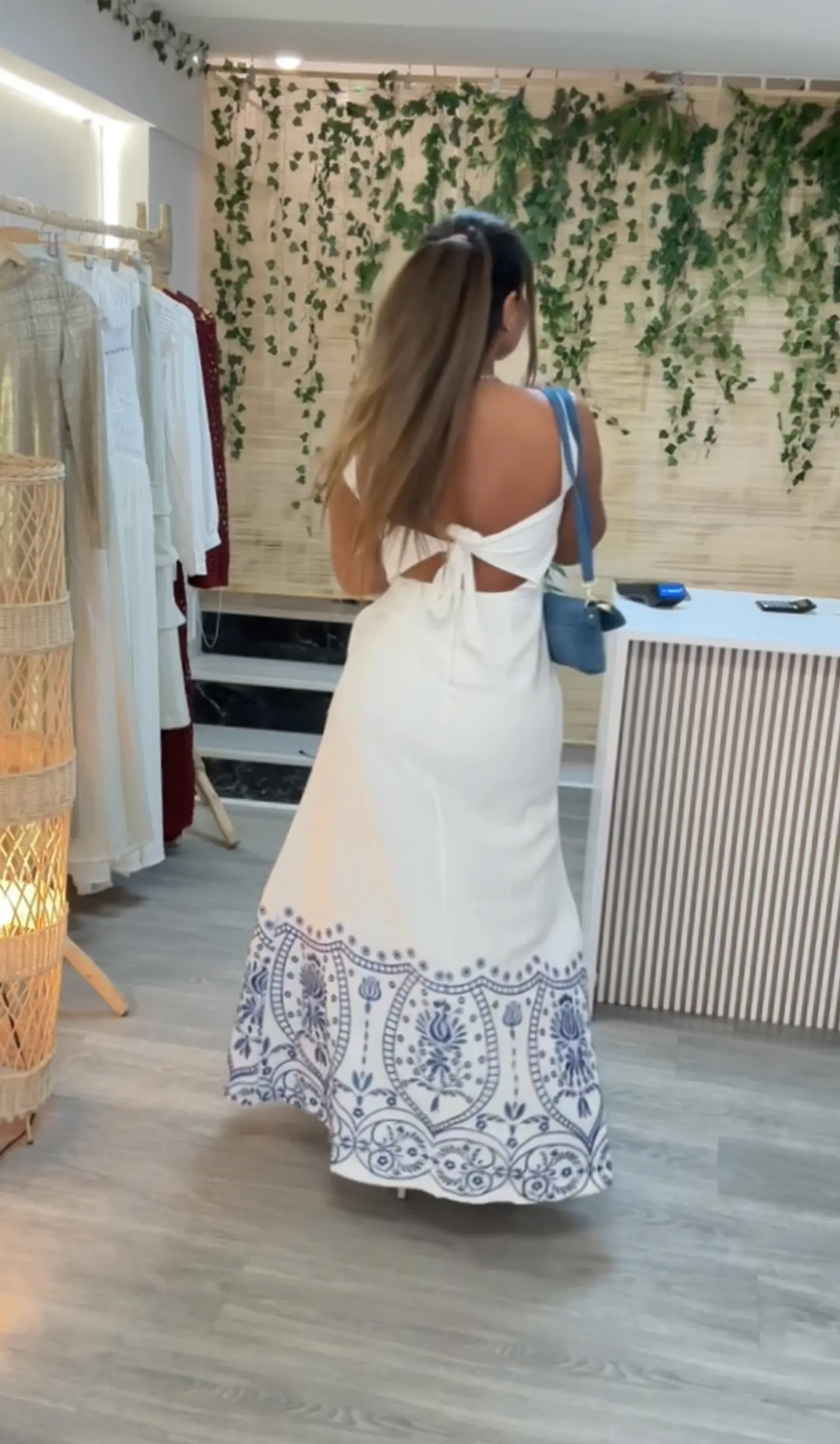 Vestido Bordado Blue  4