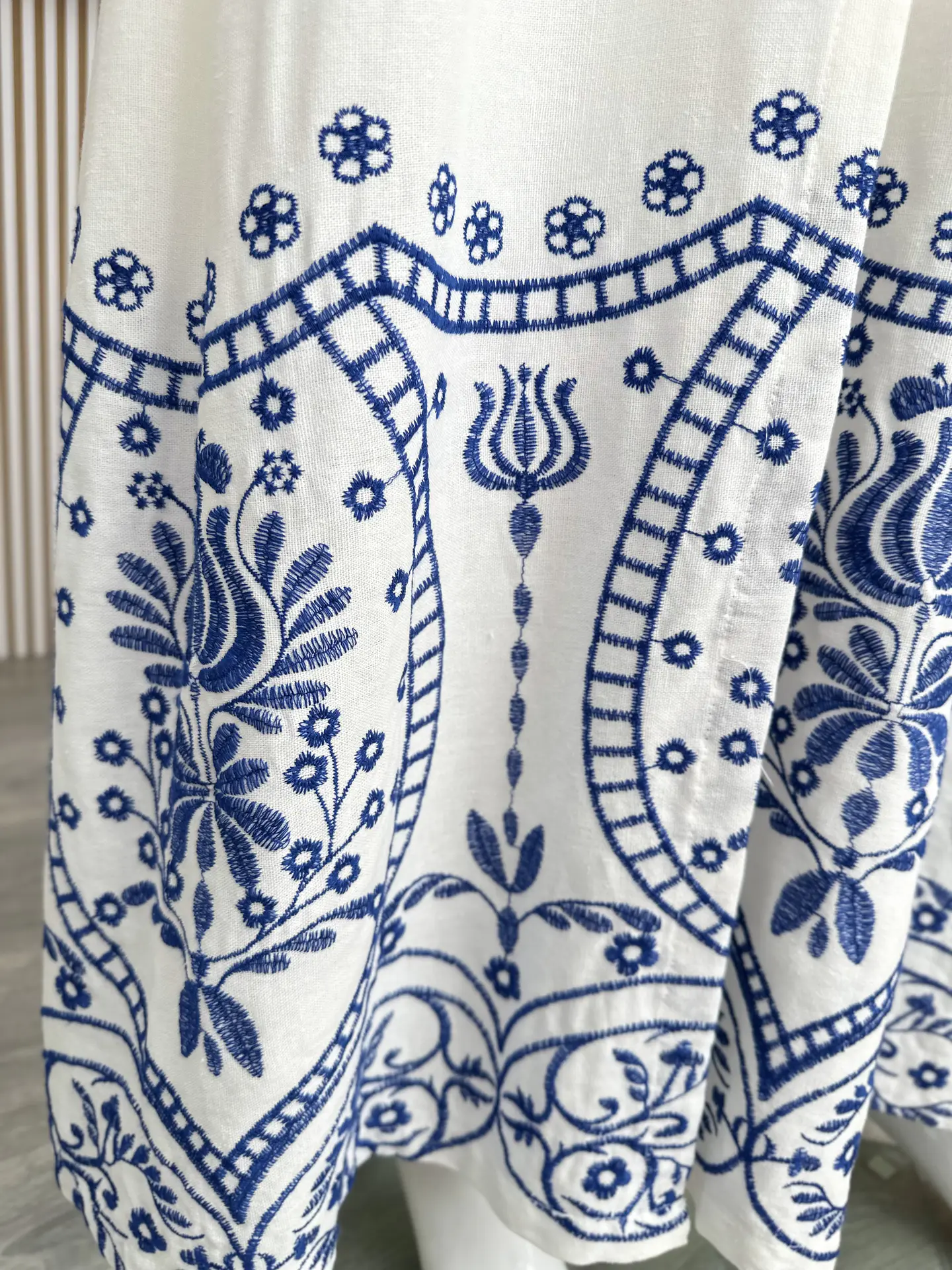 Vestido Bordado Blue  6