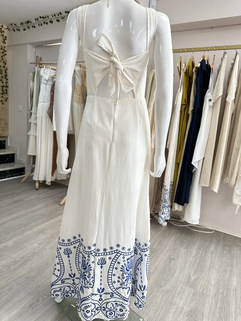 Vestido Bordado Blue  7